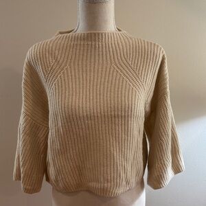 Club Monaco Cashmere Cream Bell/ Wide sleeve Sweater